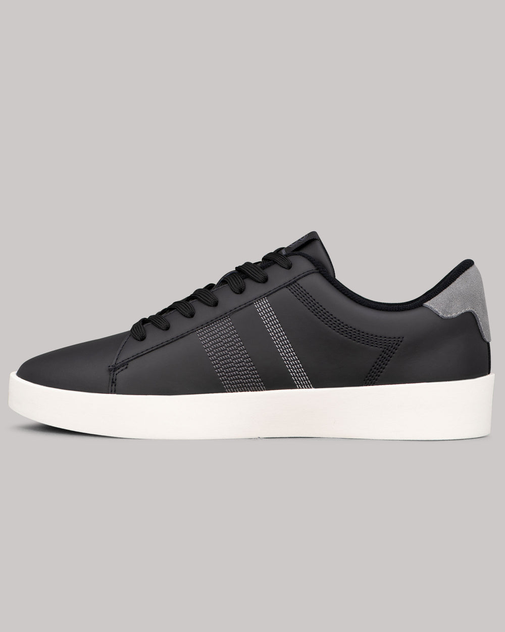 Zapatillas Ben Sherman Boxwell Negras Blancas Gris | KBIAFTV-42